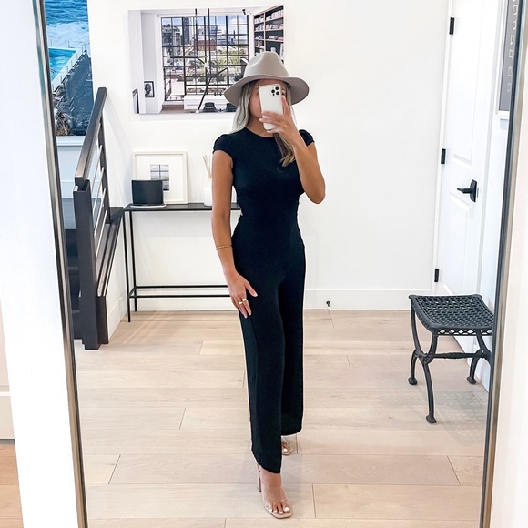 Reformation Black Jumpsuit - Picture 1 of 2